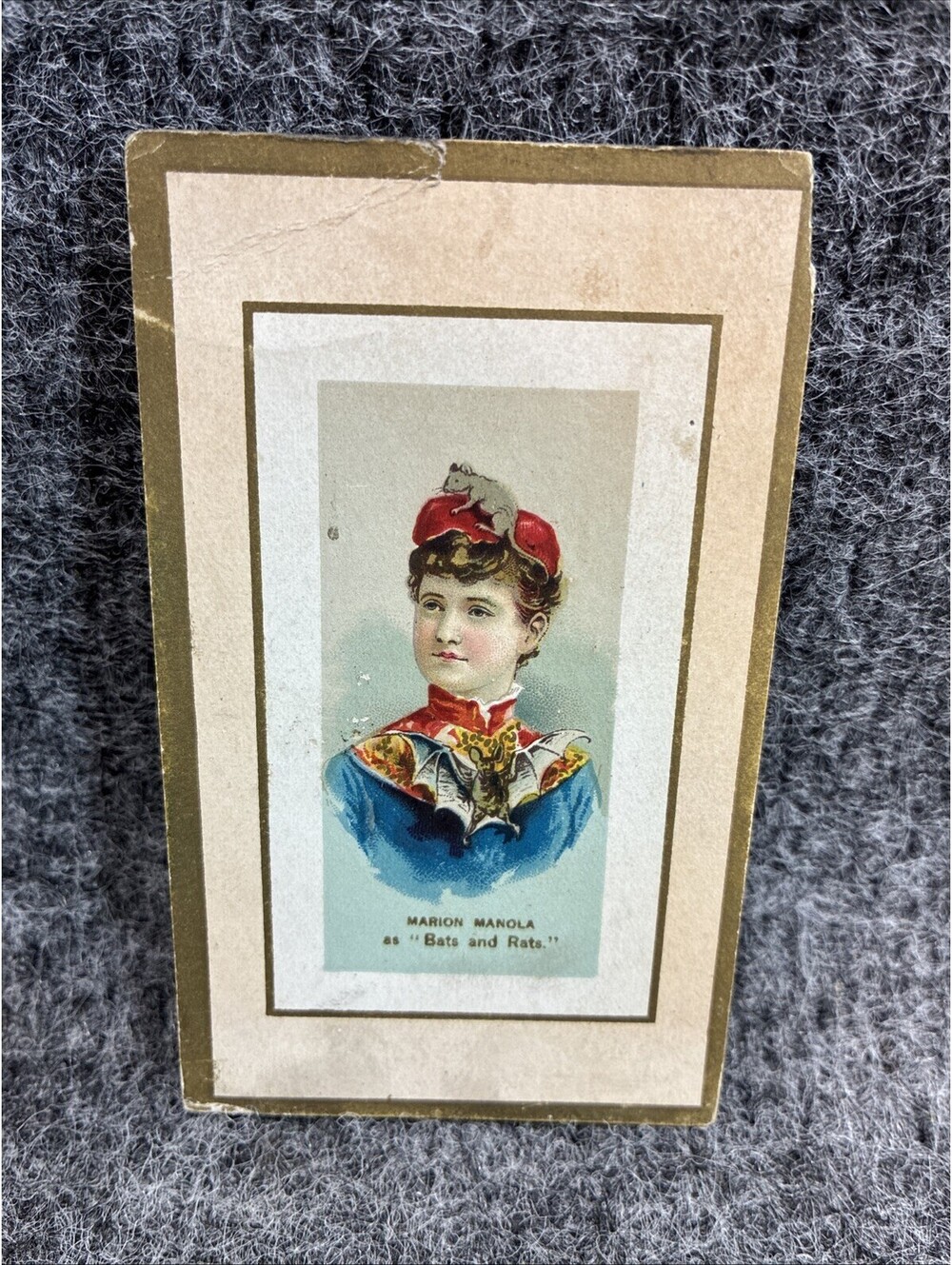 Antique 1880s W Duke Sons Tobacco Card Fancy Dress Ball Costumes Baroness 16th C